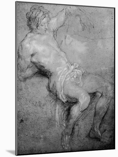 Study for the St Sebastian, 1913-Sir Anthony Van Dyck-Mounted Giclee Print