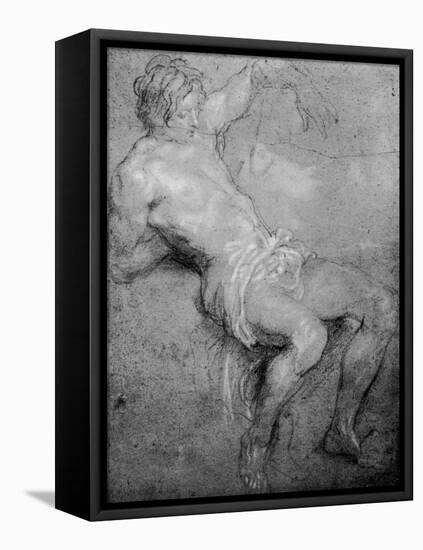 Study for the St Sebastian, 1913-Sir Anthony Van Dyck-Framed Premier Image Canvas