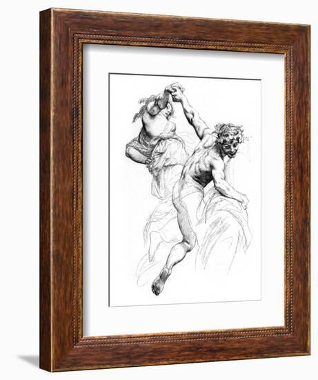 Study for the Triumph of Flora, C1880-1882-Alexandre Cabanel-Framed Giclee Print