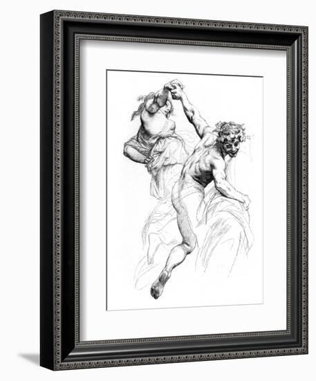 Study for the Triumph of Flora, C1880-1882-Alexandre Cabanel-Framed Giclee Print