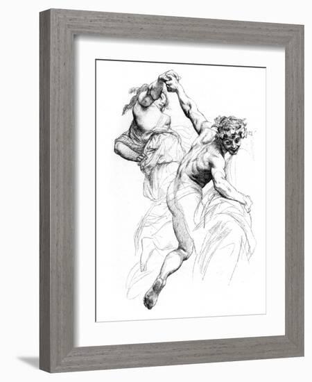 Study for the Triumph of Flora, C1880-1882-Alexandre Cabanel-Framed Giclee Print