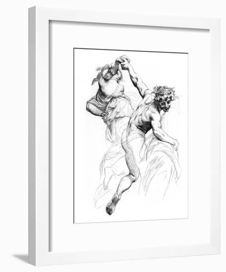 Study for the Triumph of Flora, C1880-1882-Alexandre Cabanel-Framed Giclee Print