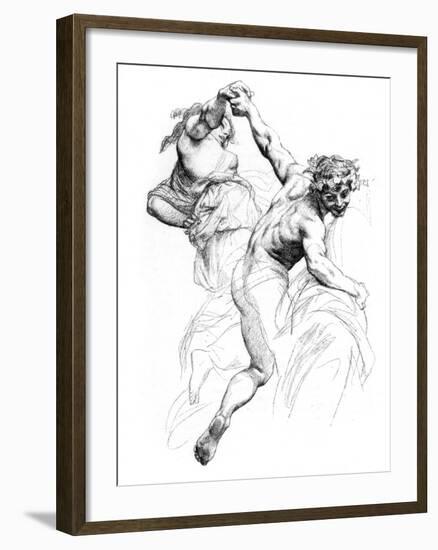 Study for the Triumph of Flora, C1880-1882-Alexandre Cabanel-Framed Giclee Print