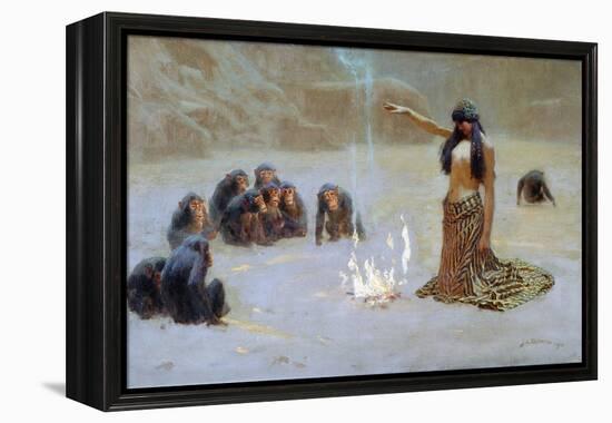 Study for 'The Unknown', 1912-John Charles Dollman-Framed Premier Image Canvas