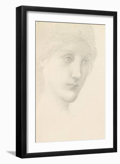 Study for the Venus in 'The Godhead Fires'-Edward Burne-Jones-Framed Giclee Print