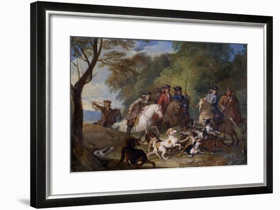 Study for the Wolf Hunt-null-Framed Giclee Print