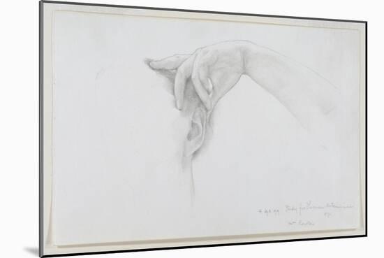 Study for 'Thermaie Antoniniane', 1899 (Pencil on Paper)-Sir Lawrence Alma-Tadema-Mounted Giclee Print