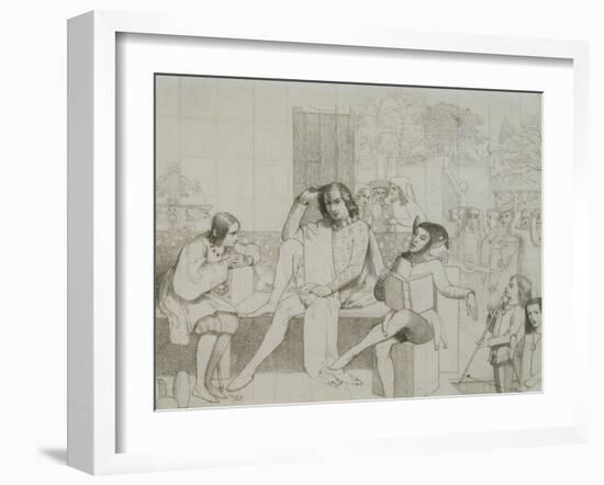 Study for 'Twelfth Night'-Walter Howell Deverell-Framed Giclee Print