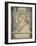 Study for 'Zodiac', 1896-Alphonse Mucha-Framed Giclee Print