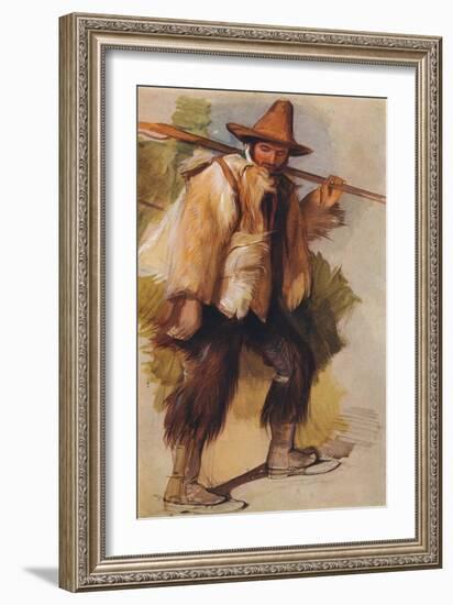 Study from Life, 1925-John Frederick Lewis-Framed Giclee Print