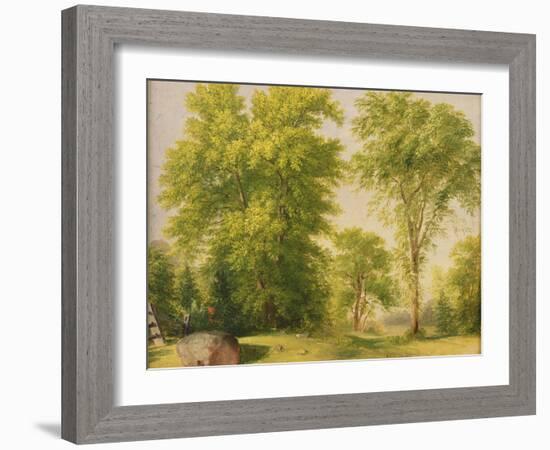Study from Nature, Hoboken, New Jersey, C.1834-Asher Brown Durand-Framed Giclee Print