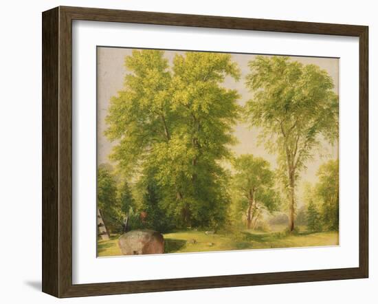 Study from Nature, Hoboken, New Jersey, C.1834-Asher Brown Durand-Framed Giclee Print