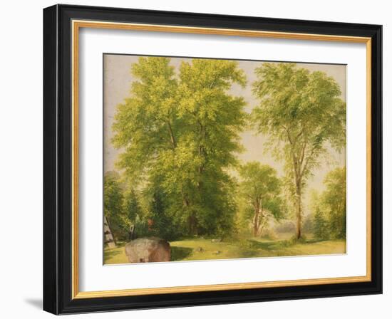 Study from Nature, Hoboken, New Jersey, C.1834-Asher Brown Durand-Framed Giclee Print