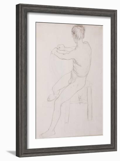 Study from the Life-William Mulready-Framed Giclee Print