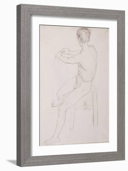 Study from the Life-William Mulready-Framed Giclee Print