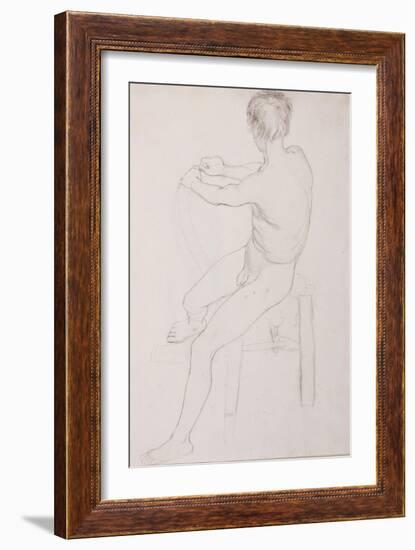 Study from the Life-William Mulready-Framed Giclee Print