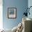 Study in Light Blue-Marta Wiley-Framed Art Print displayed on a wall