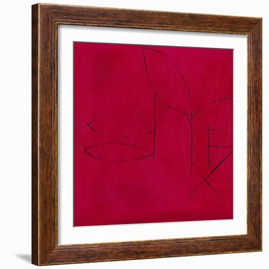 Study in Scarlet I-Brent Abe-Framed Giclee Print