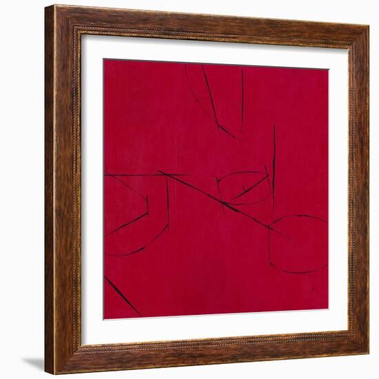 Study in Scarlet II-Brent Abe-Framed Giclee Print