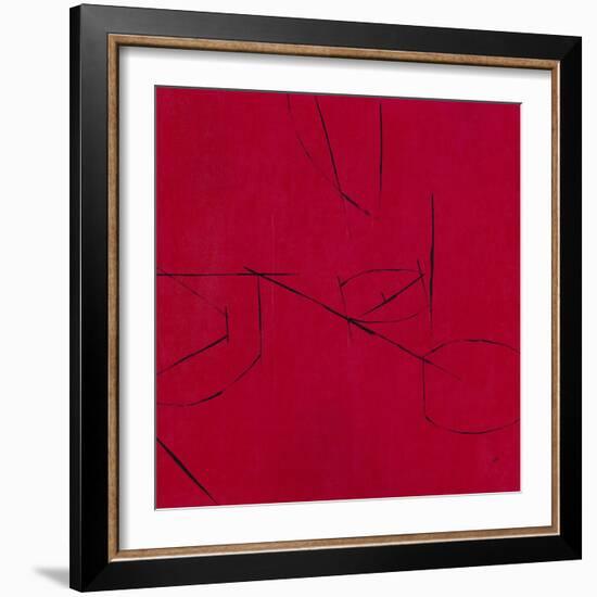 Study in Scarlet II-Brent Abe-Framed Giclee Print