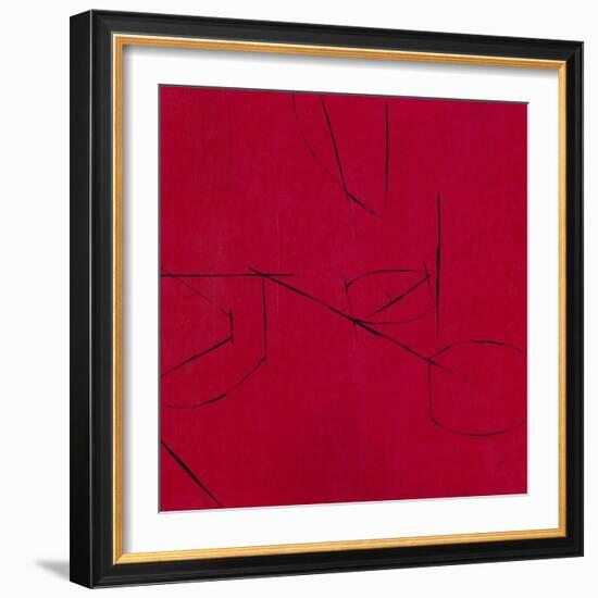 Study in Scarlet II-Brent Abe-Framed Giclee Print