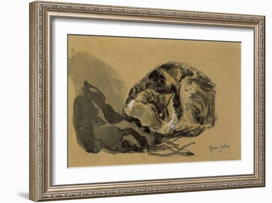 Study of a Cat, 1905-08-Gwen John-Framed Premium Giclee Print