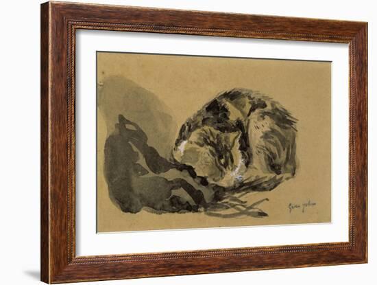 Study of a Cat, 1905-08-Gwen John-Framed Giclee Print