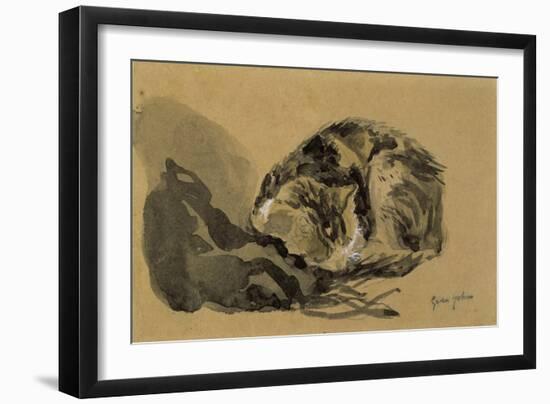 Study of a Cat, 1905-08-Gwen John-Framed Giclee Print