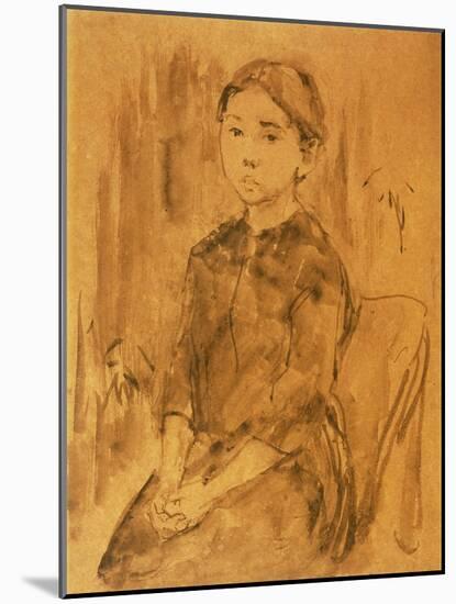 Study of a Child-Gwen John-Mounted Giclee Print