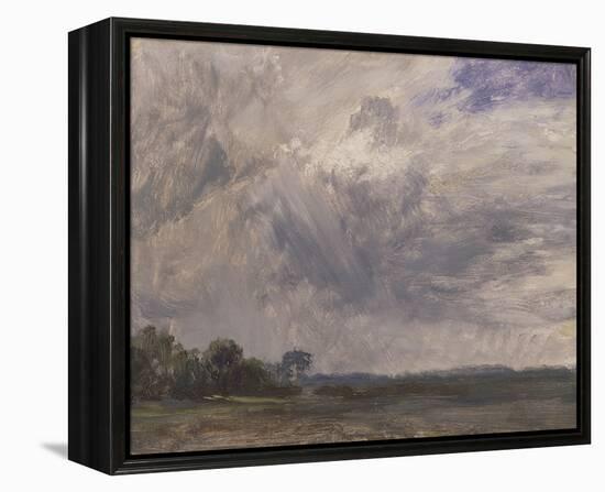 Study of a Cloudy Sky-John Constable-Framed Stretched Canvas