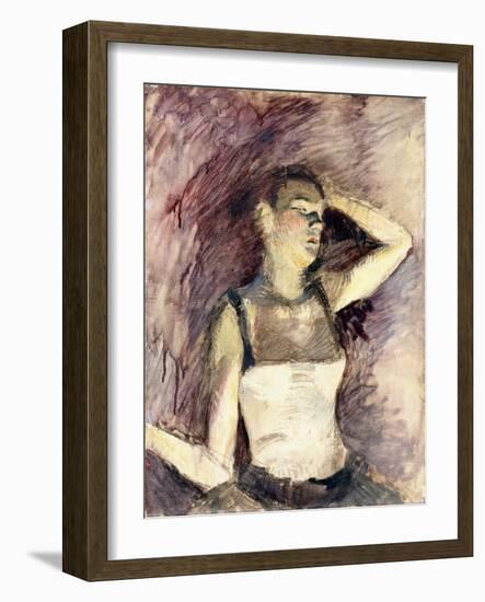 Study of a Dancer, 1888-Henri de Toulouse-Lautrec-Framed Giclee Print