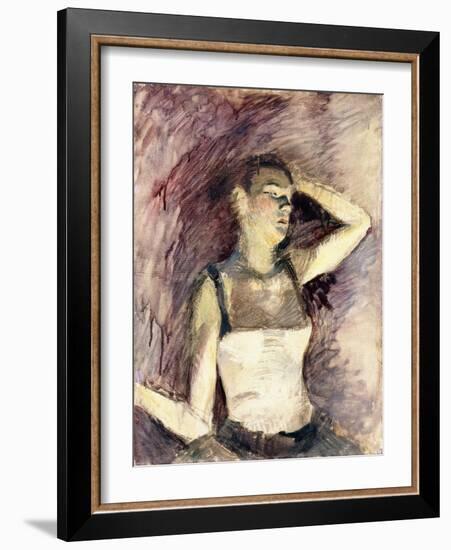 Study of a Dancer, 1888-Henri de Toulouse-Lautrec-Framed Giclee Print