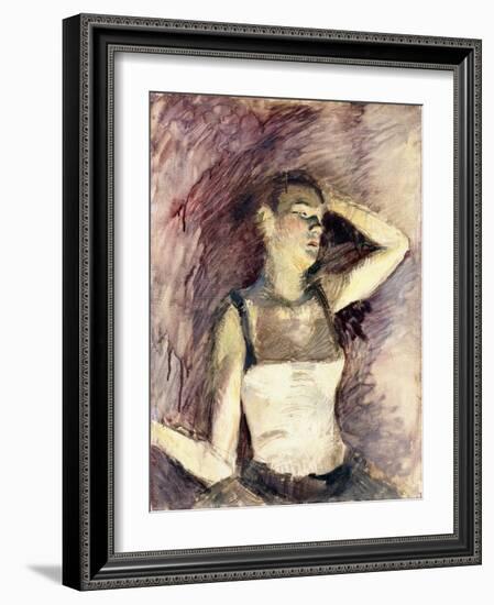 Study of a Dancer, 1888-Henri de Toulouse-Lautrec-Framed Giclee Print