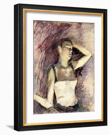 Study of a Dancer, 1888-Henri de Toulouse-Lautrec-Framed Giclee Print