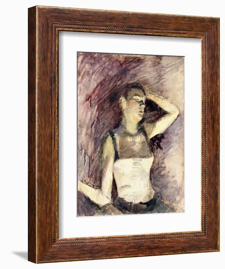 Study of a Dancer, 1888-Henri de Toulouse-Lautrec-Framed Giclee Print