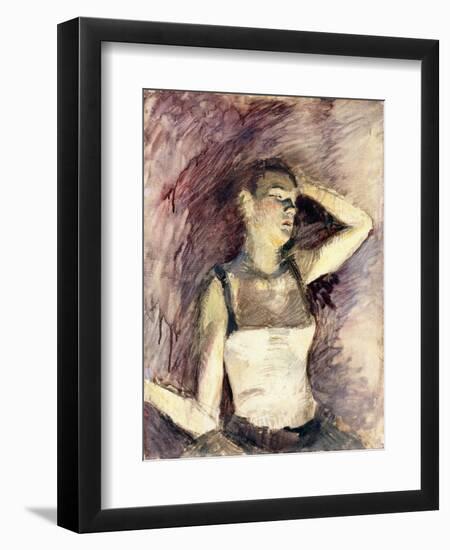 Study of a Dancer, 1888-Henri de Toulouse-Lautrec-Framed Giclee Print