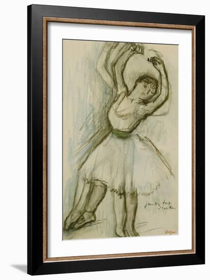 Study of a Dancer-Edgar Degas-Framed Giclee Print