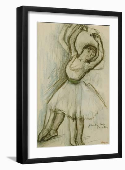 Study of a Dancer-Edgar Degas-Framed Giclee Print