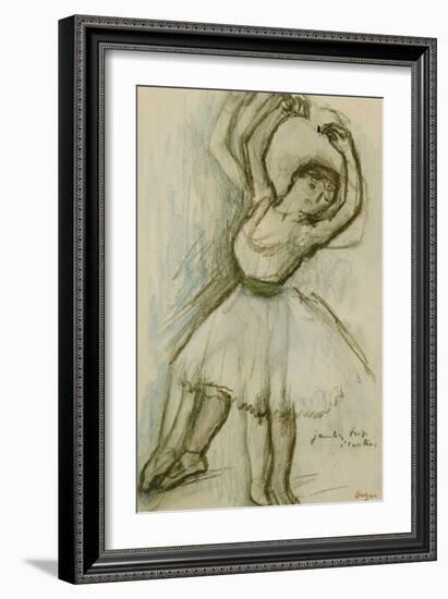 Study of a Dancer-Edgar Degas-Framed Giclee Print