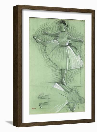 Study of a Dancer-Edgar Degas-Framed Giclee Print