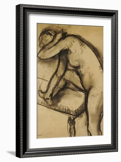 Study of a Dancer-Edgar Degas-Framed Giclee Print