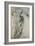 Study of a Draped Woman-Edgar Degas-Framed Giclee Print