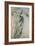 Study of a Draped Woman-Edgar Degas-Framed Giclee Print