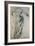 Study of a Draped Woman-Edgar Degas-Framed Giclee Print