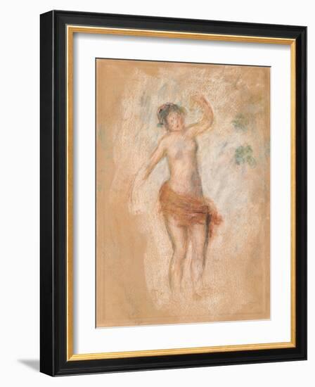 Study of a Faun Woman Dancing for 'Oedipus Rex', C. 1900-Pierre-Auguste Renoir-Framed Giclee Print