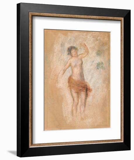 Study of a Faun Woman Dancing for 'Oedipus Rex', C. 1900-Pierre-Auguste Renoir-Framed Giclee Print