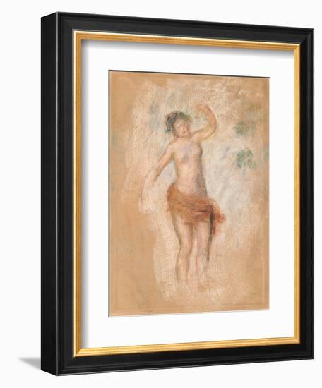 Study of a Faun Woman Dancing for 'Oedipus Rex', C. 1900-Pierre-Auguste Renoir-Framed Giclee Print