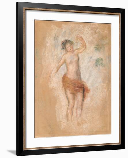 Study of a Faun Woman Dancing for 'Oedipus Rex', C. 1900-Pierre-Auguste Renoir-Framed Giclee Print