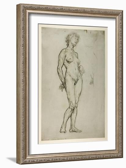 Study of a Female Figure, 1898-Sir William Orpen-Framed Giclee Print