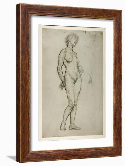 Study of a Female Figure, 1898-Sir William Orpen-Framed Giclee Print